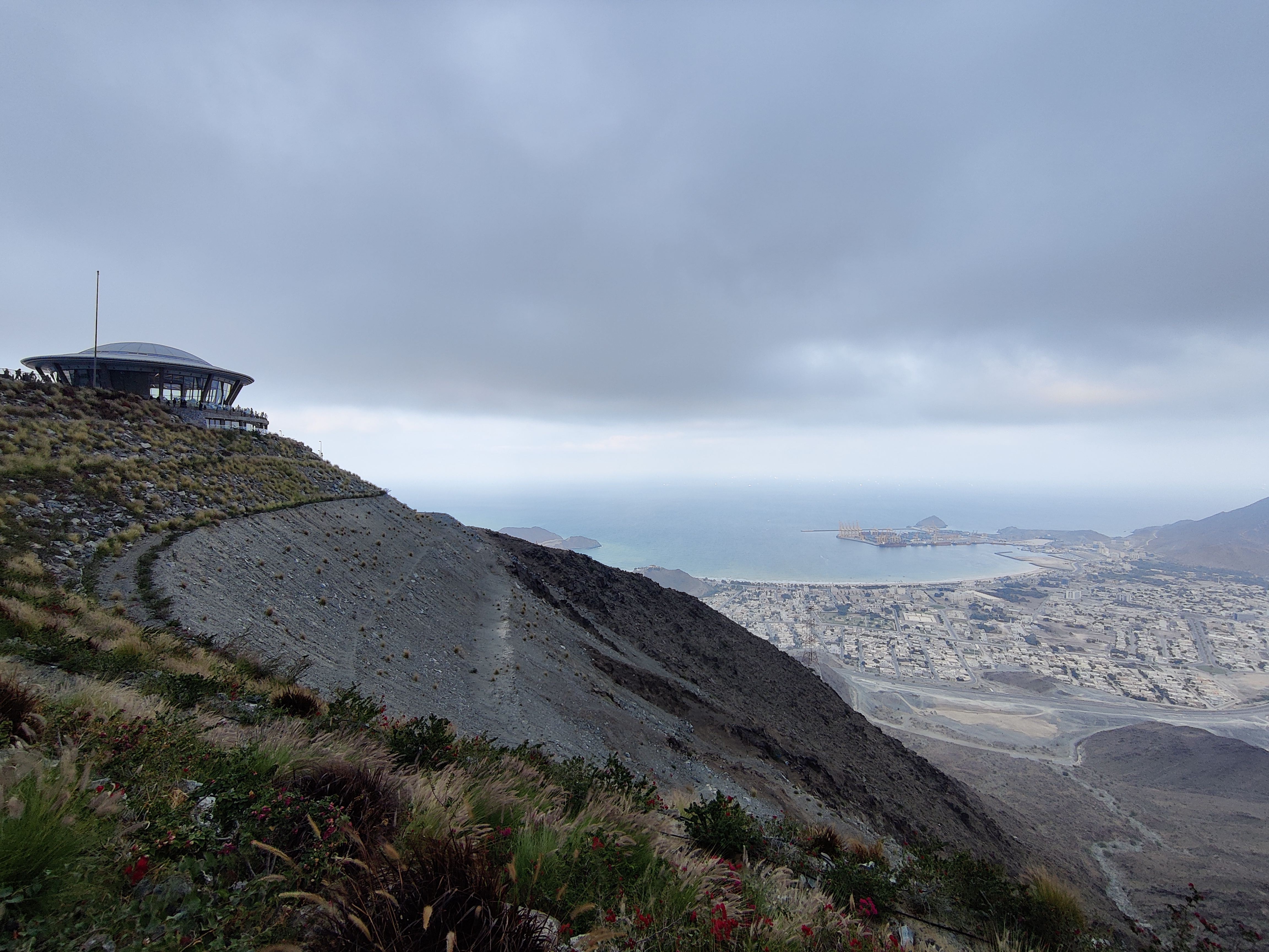 Gulf of Oman viewed from Al Suhub Rest House, Khorfakkan, Sharjah.