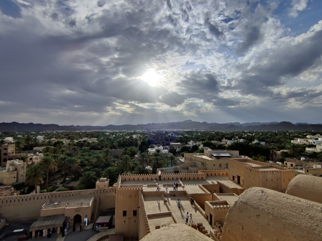 A panoramic view of NIzwa town in Oman,