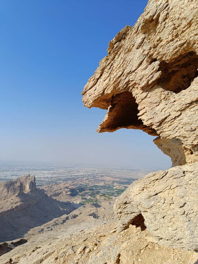 The view from Jebel Hafeet mountain