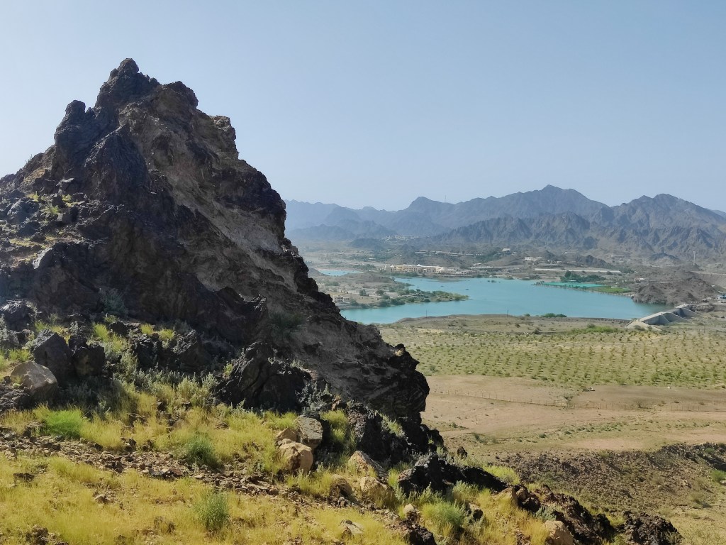 Mountain views of the Hatta village
