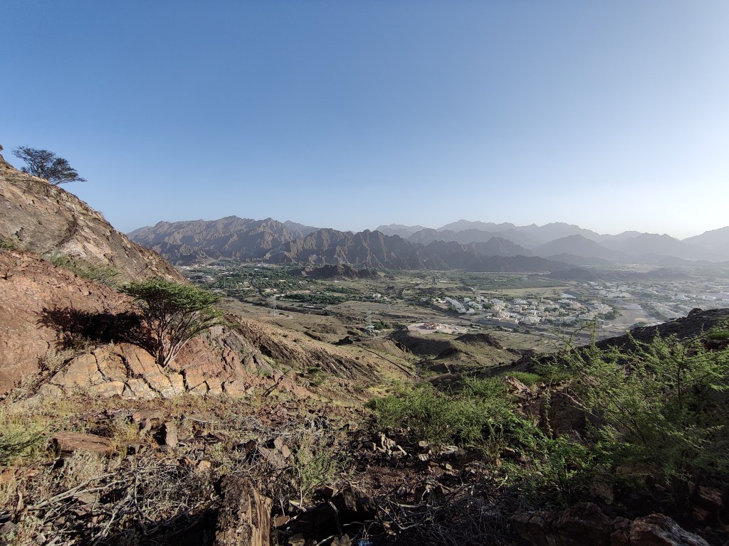 View of the Hatta village in Dubai