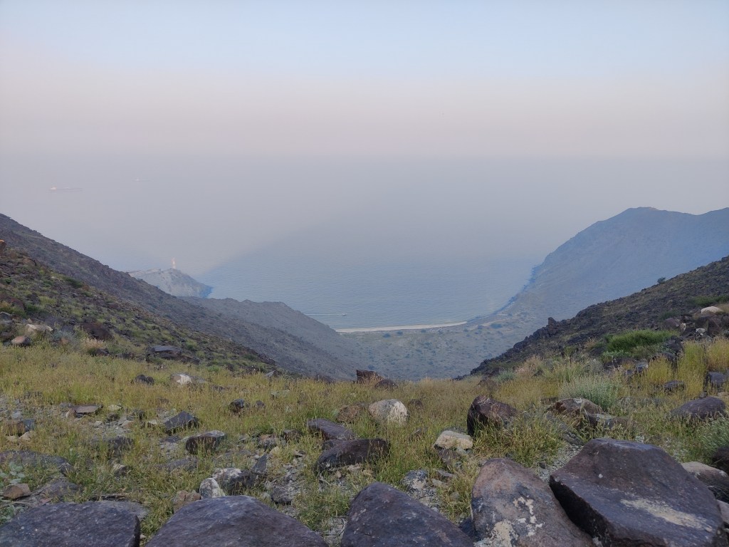 The sea view Gulf of Oman.