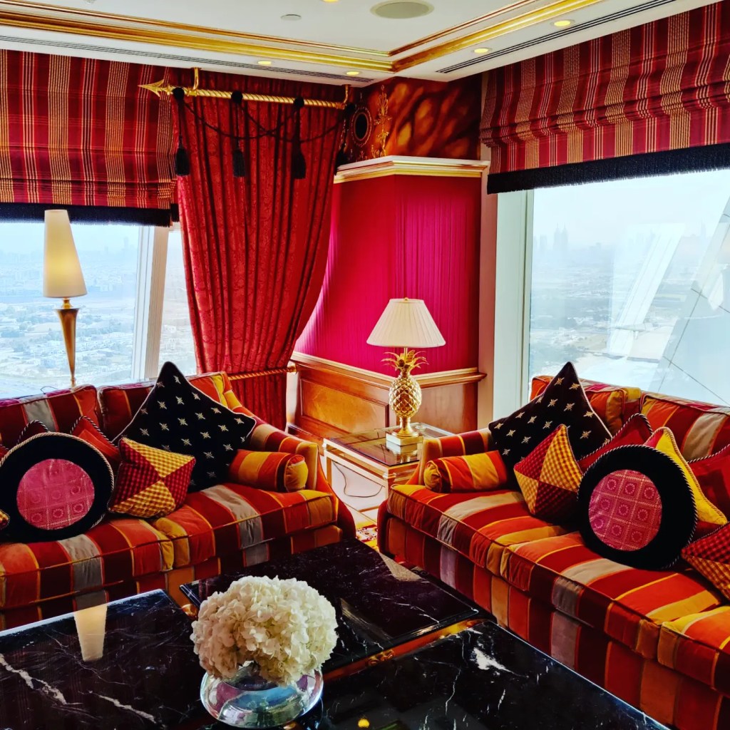 A suite in Burj al Arab 